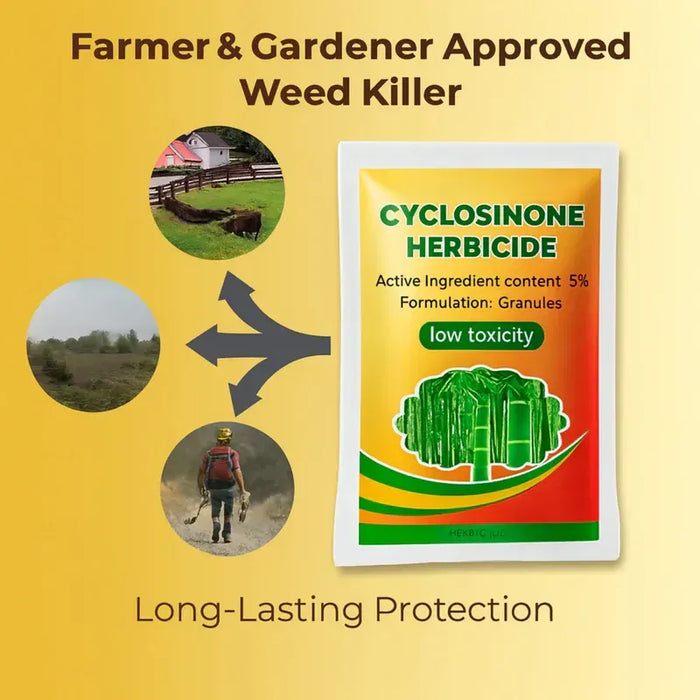 Cyclosinone Herbicide Granules and growth supplements: Buy 1 Get 1 Free